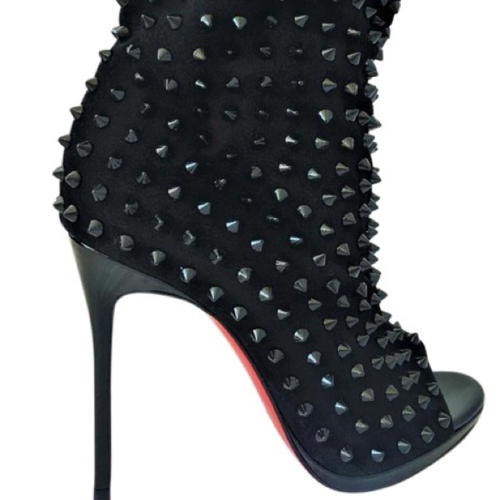 Christian Louboutin all black Guerilla Bootie size 39